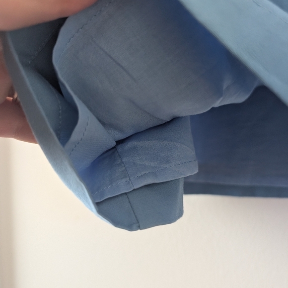 Frank & Oak Powder Blue Square Neck Cotton Tank - Picture 8 of 10